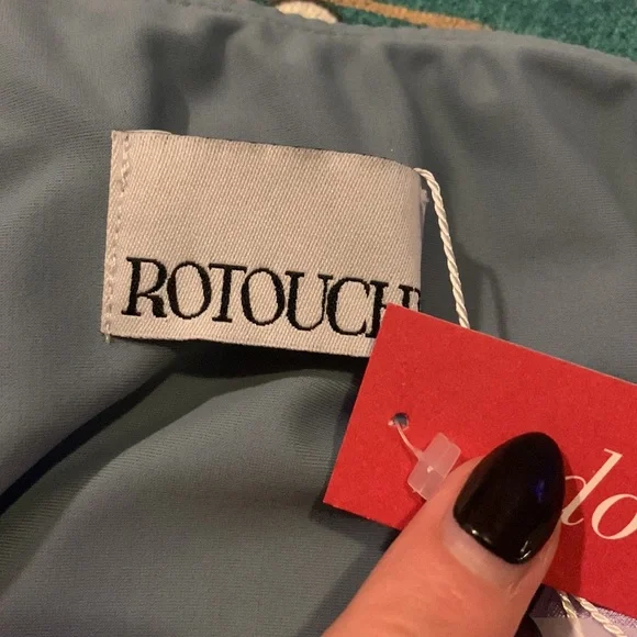 Rotouche Carrie Designer Purple & Grey Reversible Tube Top in Cosmic - Picture 9 of 9